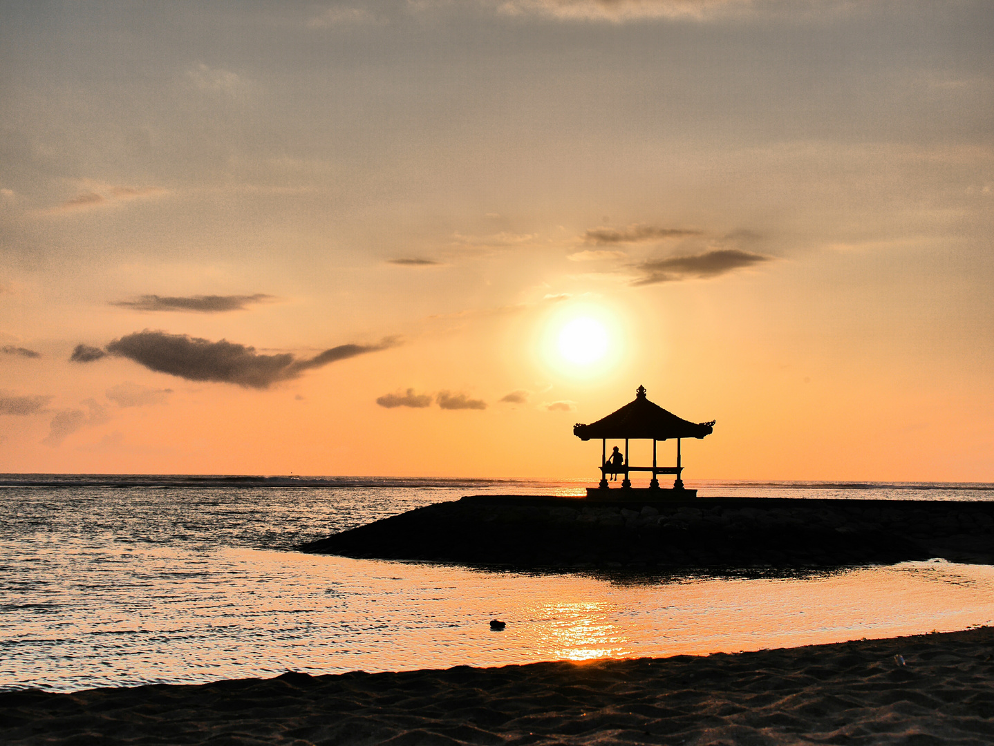 Sonnenaufgang in Bali