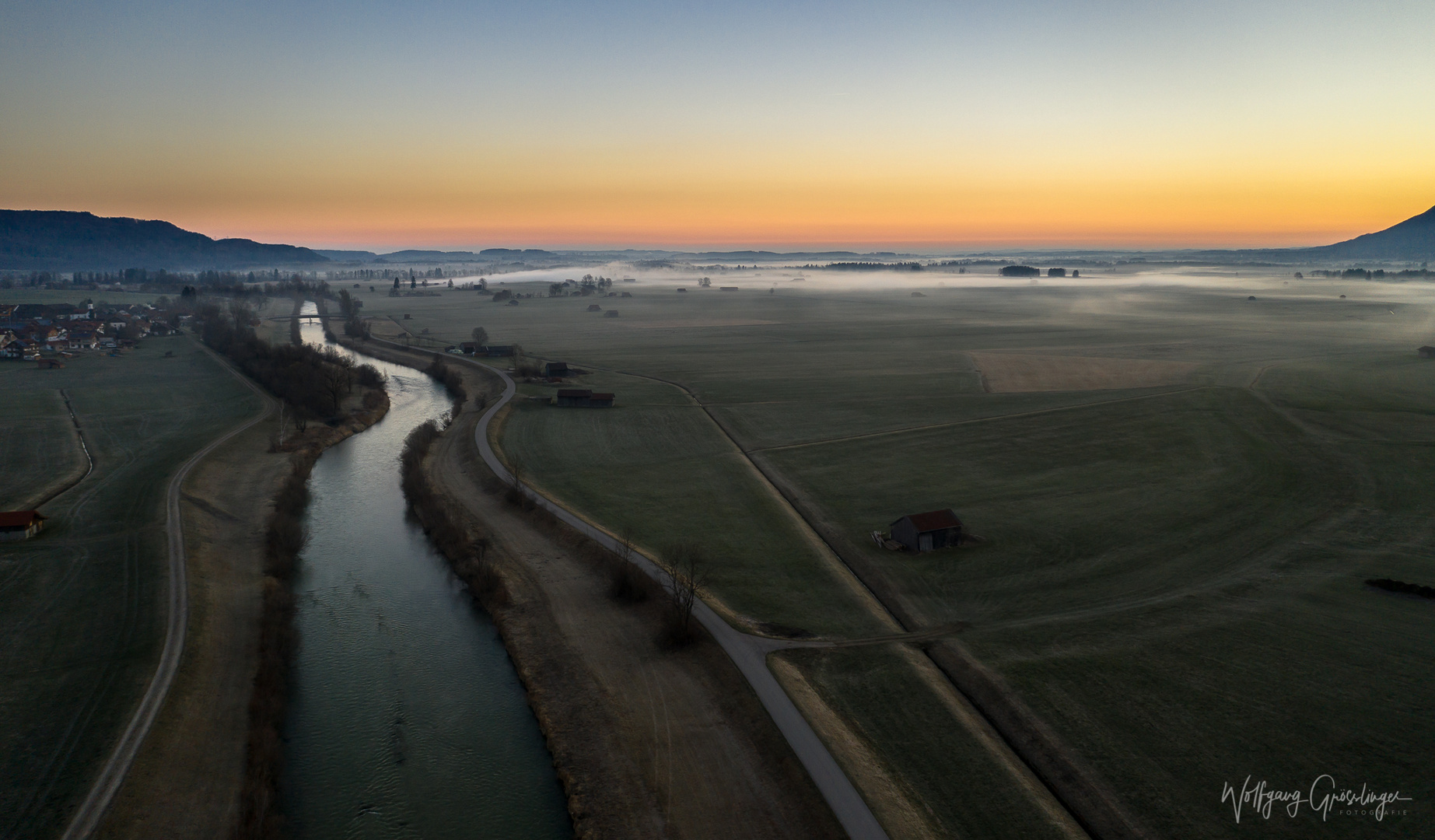 Sonnenaufgang in Bayern