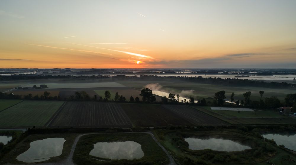 Sonnenaufgang in Bayern