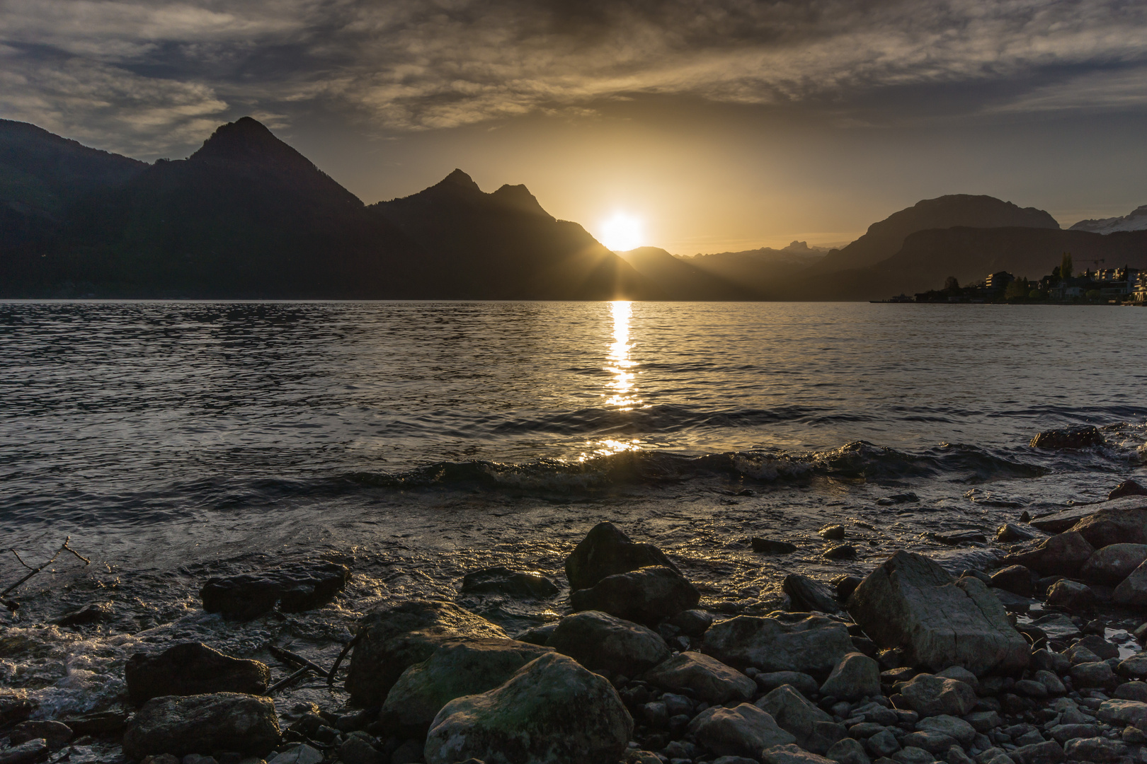 Sonnenaufgang in Beckenried NW (Schweiz)