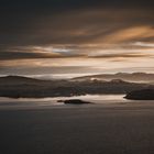 Sonnenaufgang in Bergen, Norwegen