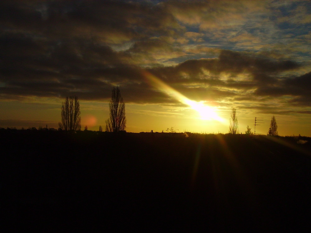 Sonnenaufgang in Berlin