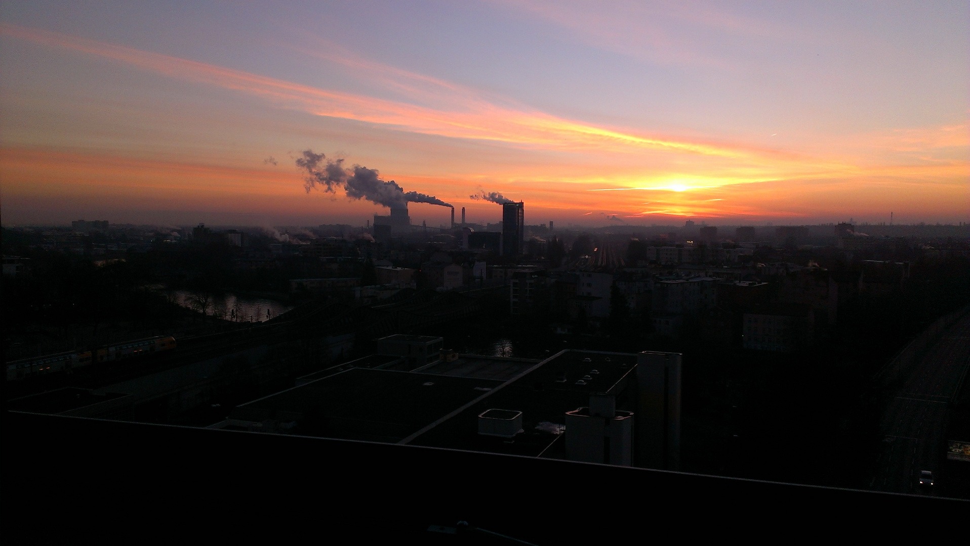 Sonnenaufgang in Berlin- Spandau