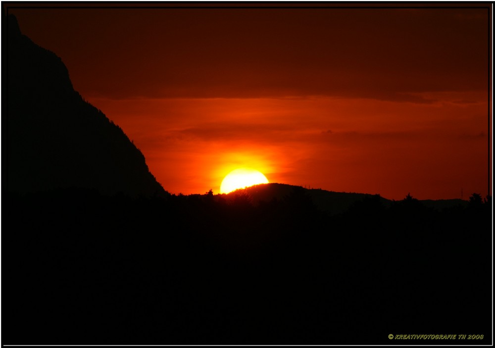 Sonnenaufgang in Bettlach CH