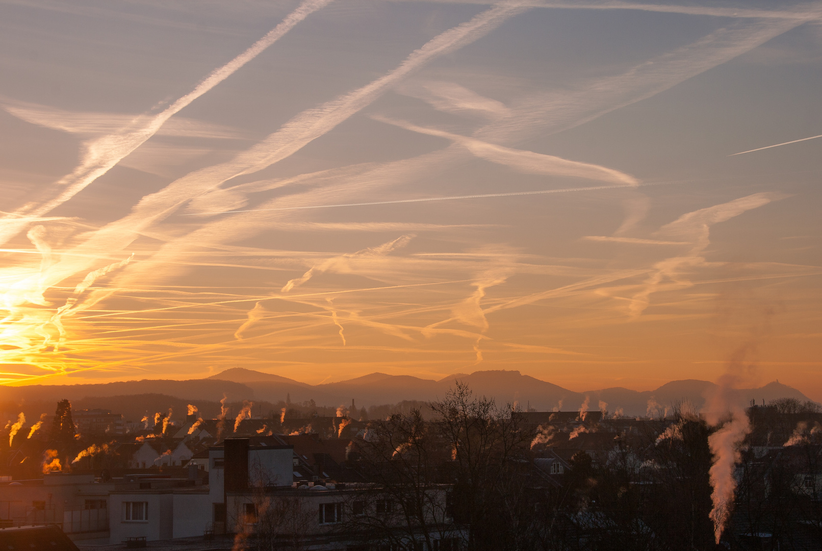 Sonnenaufgang in Beuel