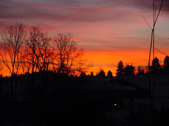 Sonnenaufgang in Binz 7.00 h