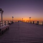 Sonnenaufgang in Binz an der Seebrücke 