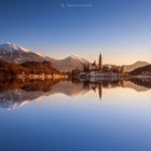 Sonnenaufgang in Bled - Slowenien