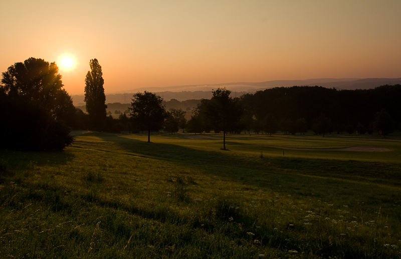 Sonnenaufgang in Bochum Stiepel