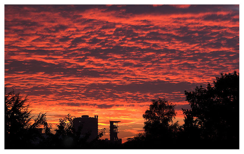 Sonnenaufgang in Bottrop