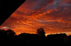 Sonnenaufgang in Burghausen