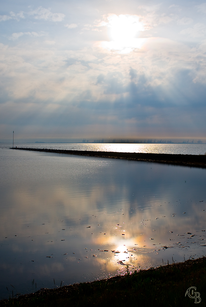 Sonnenaufgang in Burhave