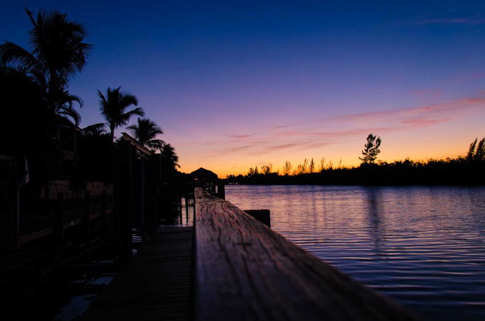 Sonnenaufgang in Cape Coral Florida