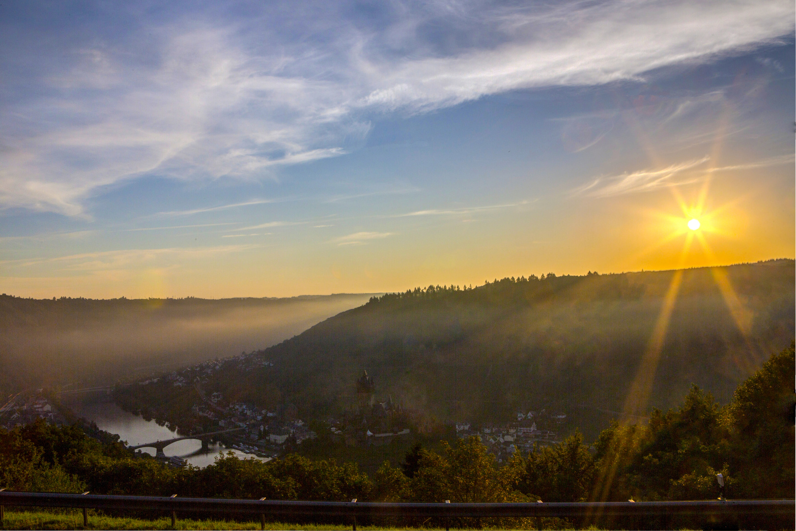 Sonnenaufgang in Cochem