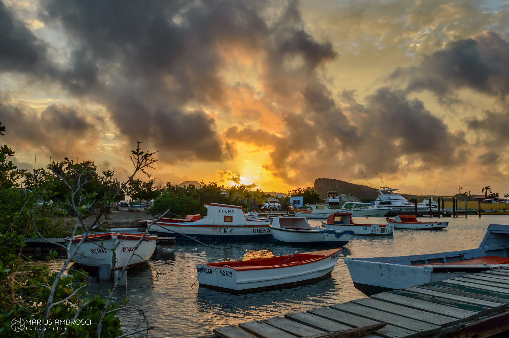 Sonnenaufgang in Curacao