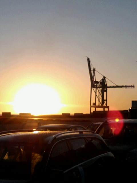 Sonnenaufgang in Cuxhaven