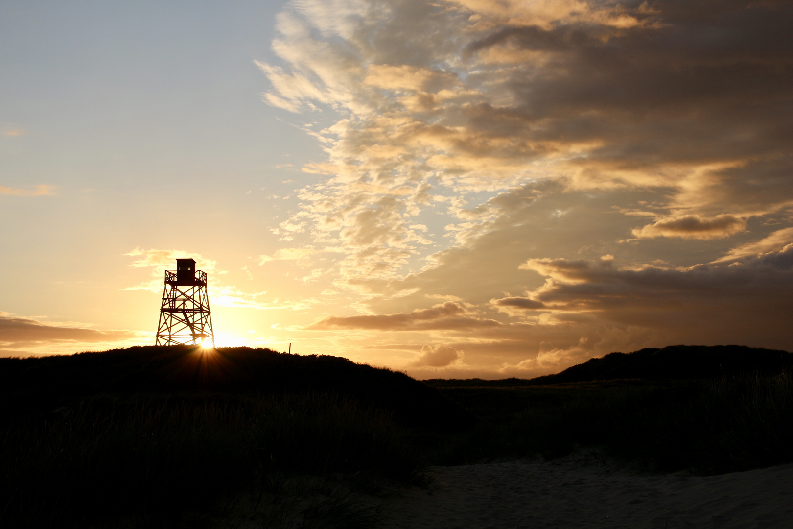 Sonnenaufgang in Dänemark 