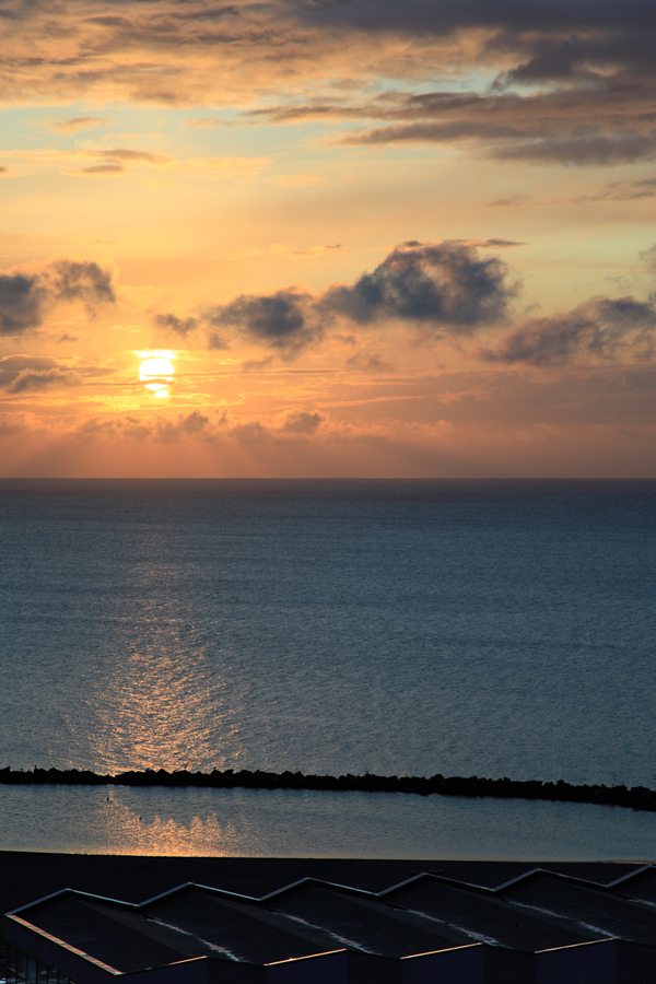 Sonnenaufgang in Damp