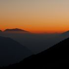 Sonnenaufgang in den Alpen