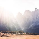 Sonnenaufgang in den Alpen