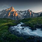 Sonnenaufgang in den Alpen