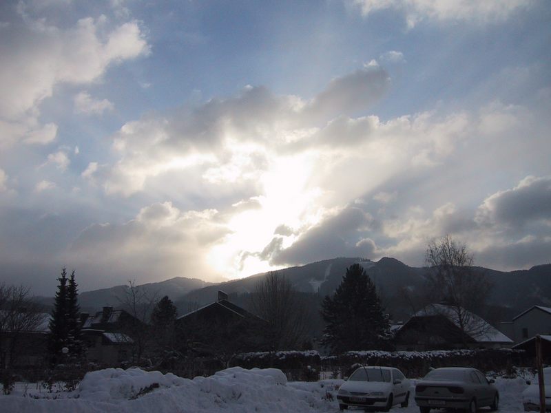 Sonnenaufgang in den Alpen