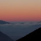 Sonnenaufgang in den Alpen