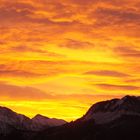 Sonnenaufgang ín den Bergen