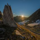 Sonnenaufgang in den Bergen