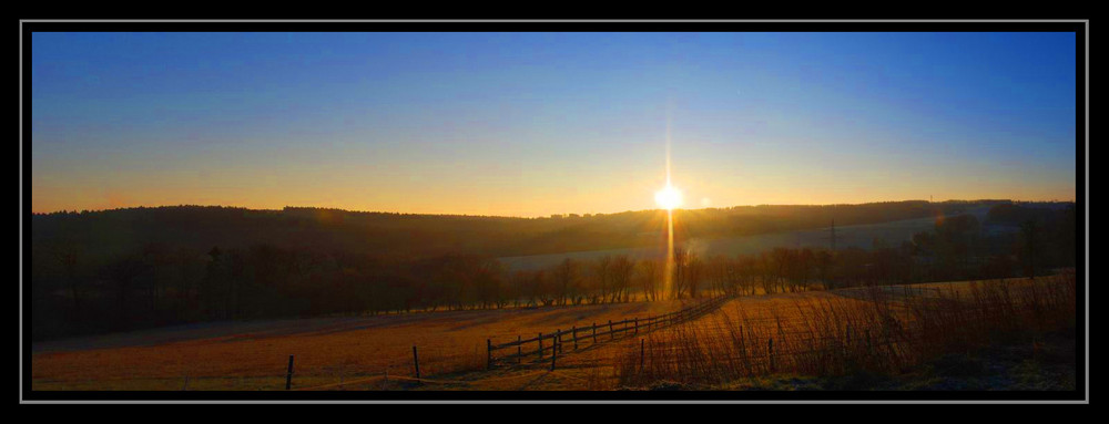 Sonnenaufgang in den Braken