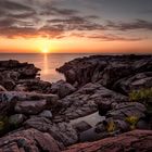 Sonnenaufgang in den den Felsen