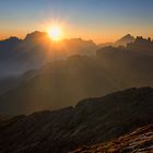 Sonnenaufgang in den Dolomiten