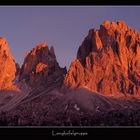 Sonnenaufgang in den Dolomiten