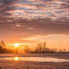 Sonnenaufgang in den Lahnwiesen