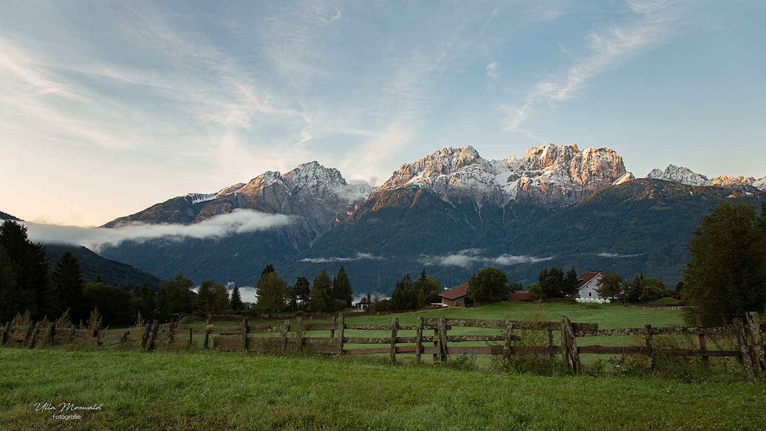 ...Sonnenaufgang in den Lienzer Dolomiten...