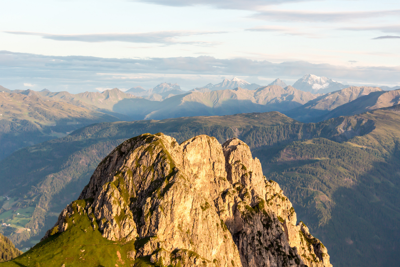 Sonnenaufgang in den Lienzner Dolomiten