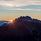 Sonnenaufgang in den Lienzner Dolomiten