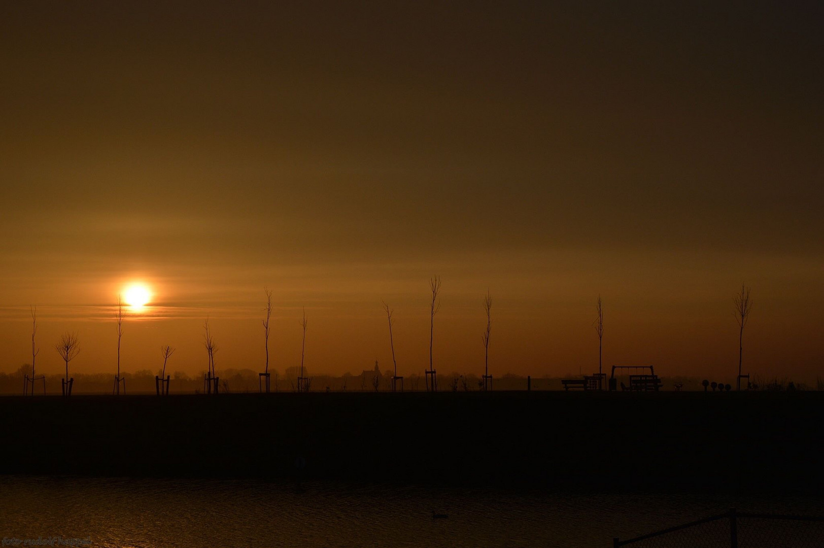 Sonnenaufgang in den Niederlandem, Cadzand-Bad