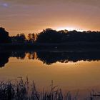 Sonnenaufgang in den Rieselfeldern