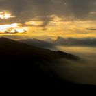 Sonnenaufgang in den Sarntaler Alpen