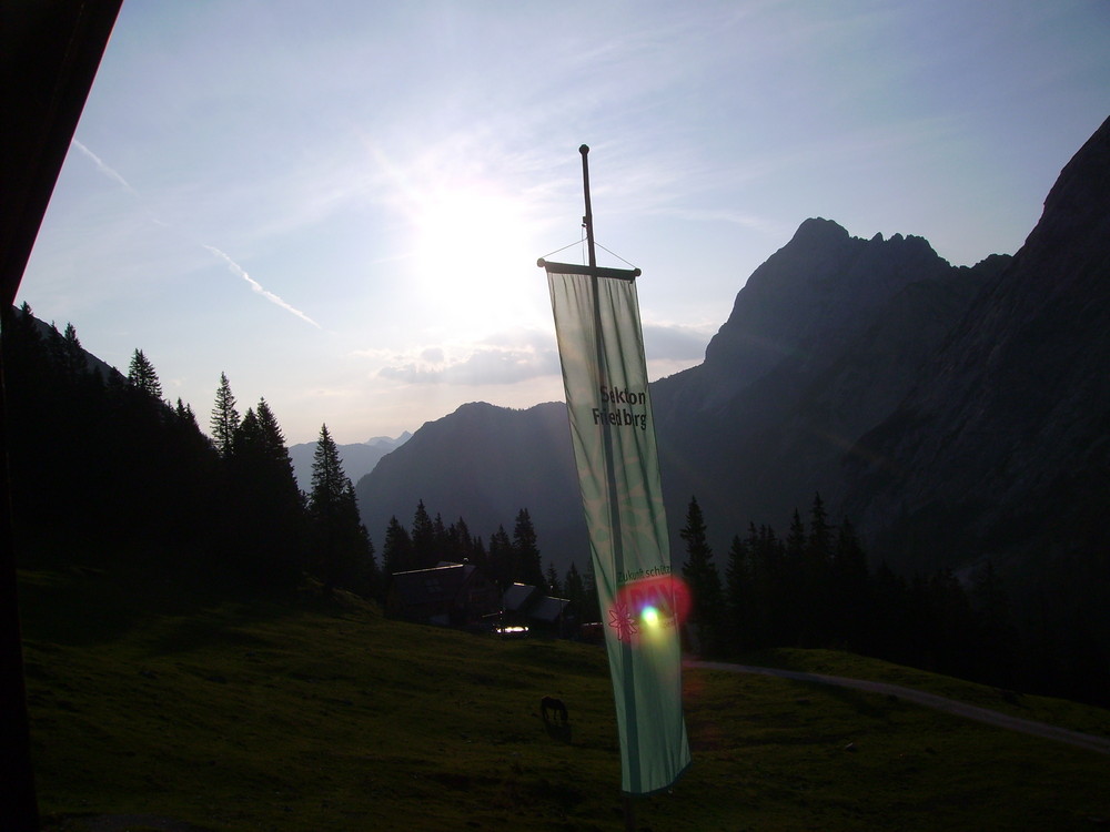 Sonnenaufgang in den Tannheimer Bergen/Österreich