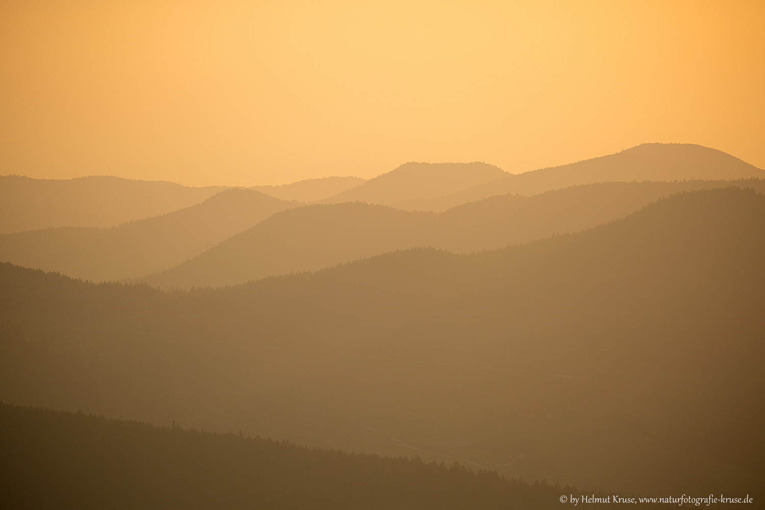 Sonnenaufgang in den Vogesen