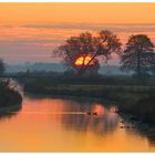 Sonnenaufgang in den Wümmewiesen, oder....