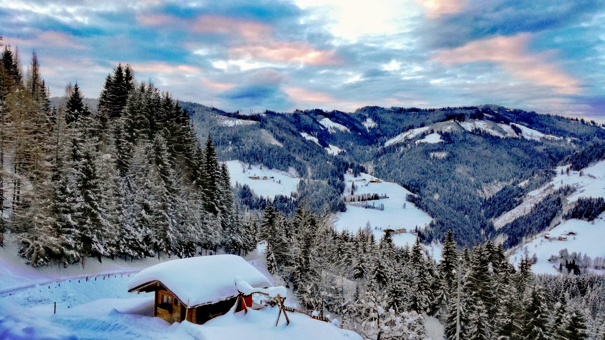 Sonnenaufgang in denn Alpen