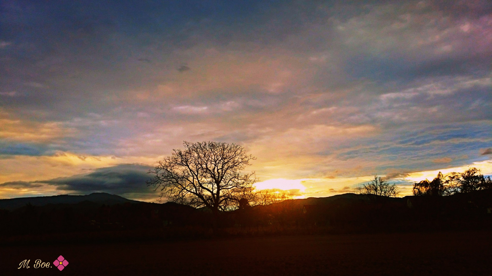 Sonnenaufgang in Denzlingen