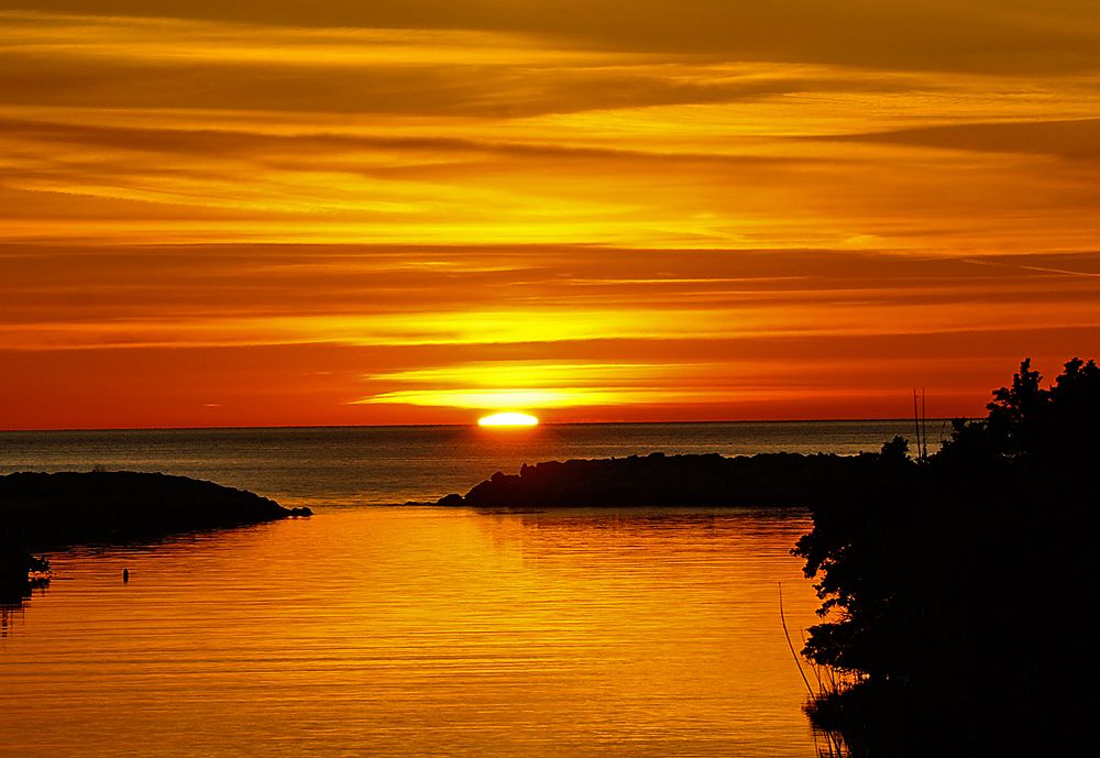 Sonnenaufgang in der Albufera/Mallorca