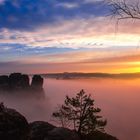 Sonnenaufgang in der Bastei