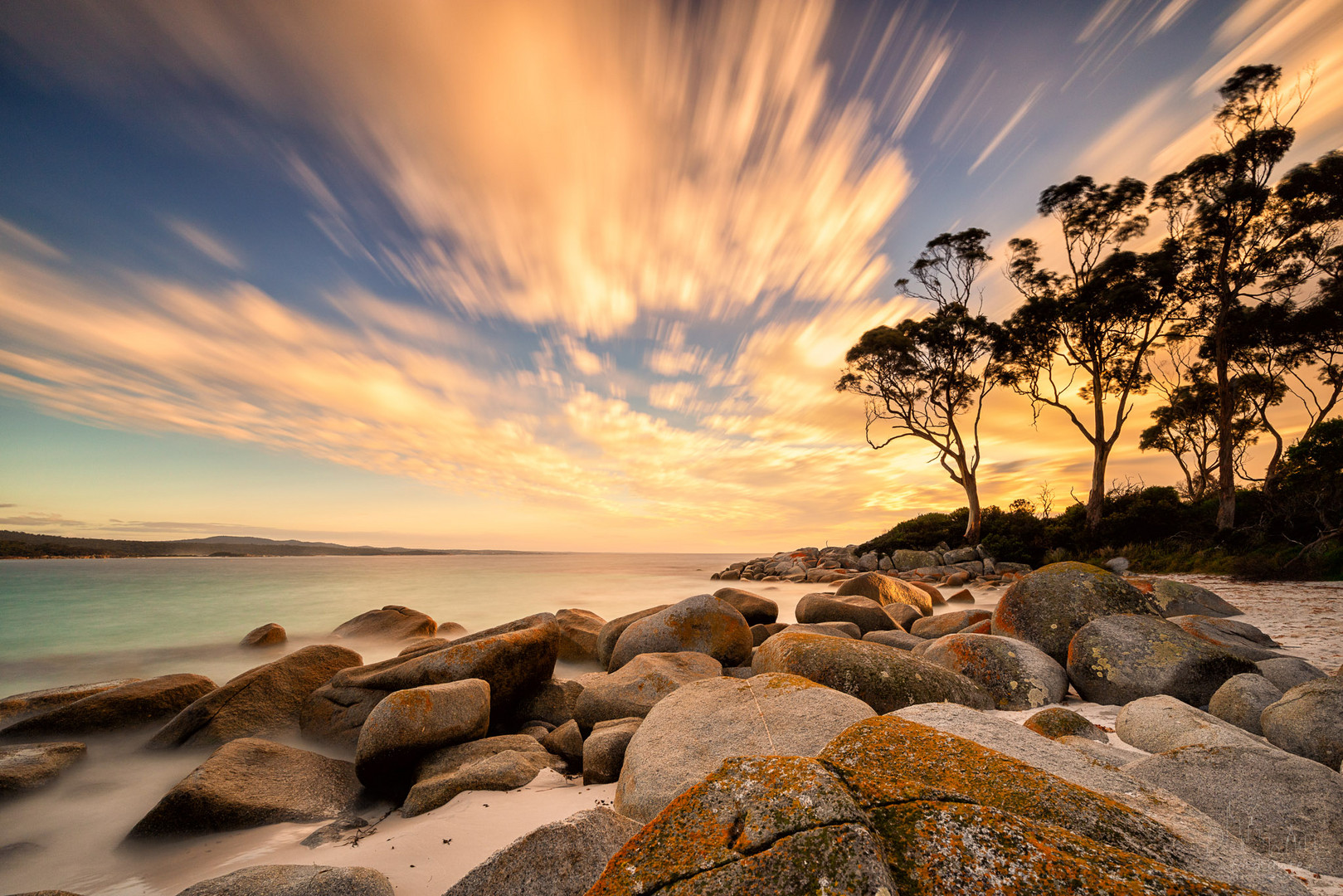 Sonnenaufgang in der Binalong Bay