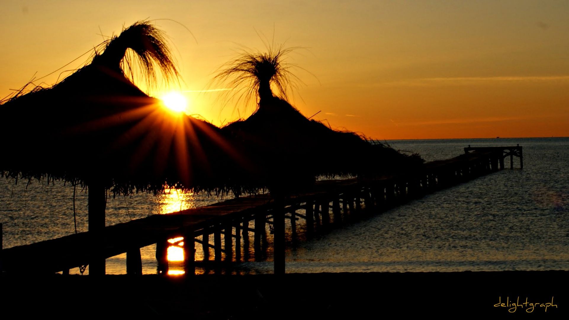 Sonnenaufgang in der Bucht von Alcúdia