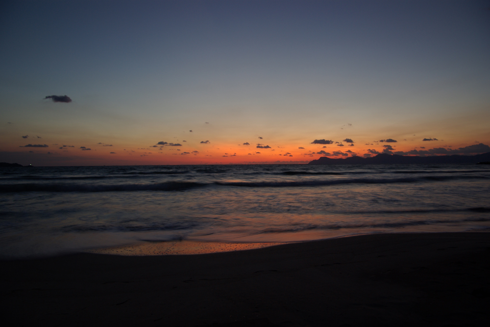 Sonnenaufgang in der Bucht von Alcudia (Mallorca)